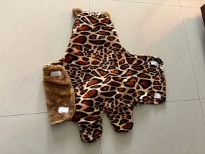 Leopard Print Hooded Pet Costume