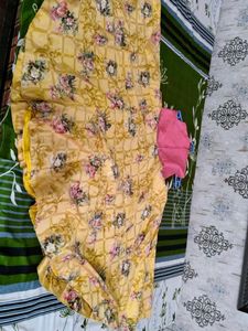 Designer Floral Print Ethnic Gown