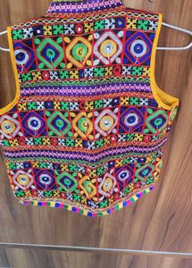 Embroidered Ethnic Jacket Vest