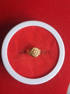 Gold Ring with Star Design for kids