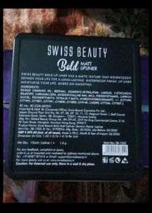 Swiss Beauty Bold Matt Lipliner