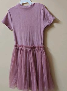 MAX Cute Pink Dress with Sequined Bow