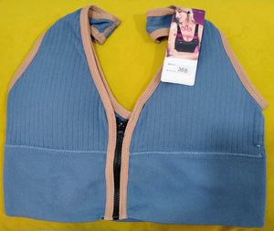 261 --  Zip Front Sports Bra