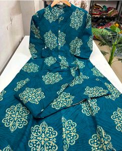 Floral Print Kurta Set