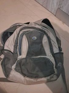 Donation Gray & Blue Backpack