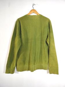 Olive Green Printed Sweatshirts (Men's)