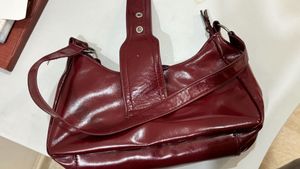 Chic Burgundy Hobo Bag