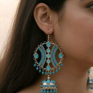 Boho Jhumka Earrings