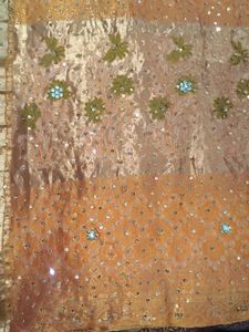 Elegant Embroidered Silk Saree