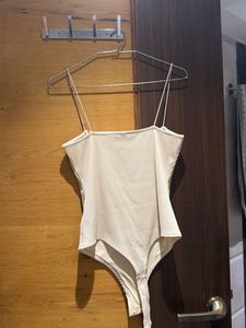 Ribbed butter yellow Bodysuit