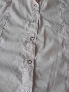 Light Pink Short Sleeve Button-Up Shirt
