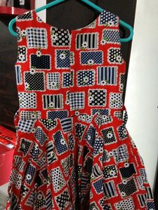 Cute Patterned Girls Dress