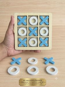 ❌⭕ MINI WOODEN TIC-TAC-TOE BOARD