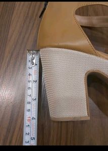 ELLE Tan Platform Heels