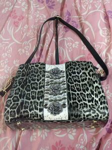 Leopard Print Tote Bag