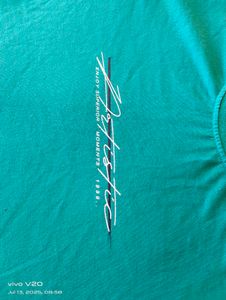 Teal Crew Neck Tee - XL