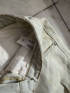 NUON WESTSIDE MEN ICE WASHED CARGO JEANS 32