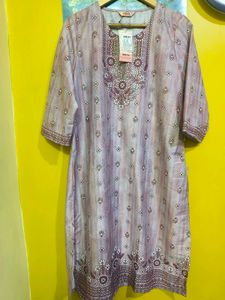 Elegant Lavender Kurta Palazzo Set