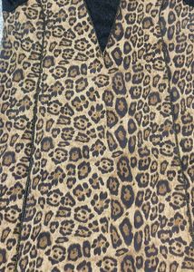 Animal Print Deginer Dress