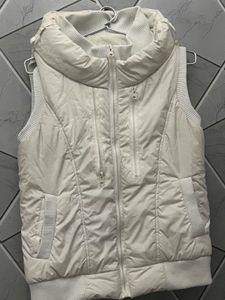 Cream Puffer Vest