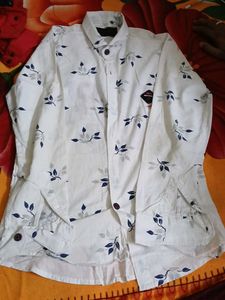 Floral Print Button-Down Shirt