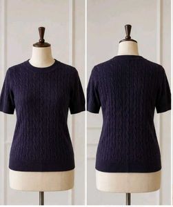 Stylish Cable Knit Top