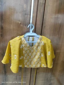 Stunning Mustard Lehenga Choli Set