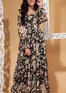 Floral Print Maxi Dress