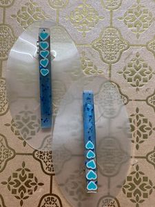 Resin Blue Hair Clip