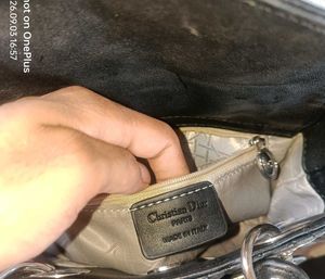 Christian Dior Black Cannage Quilted Handbag / Sho
