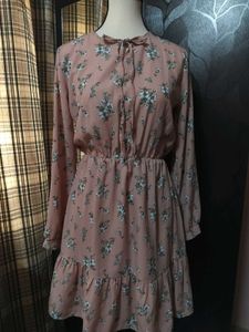Chic Floral Print Midi Dress