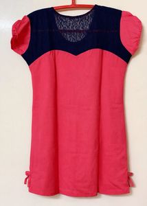 Cute Pink &amp; Navy Kids Top 💕 | Soft Cotton