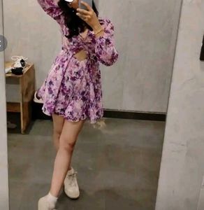 Floral Print Romper