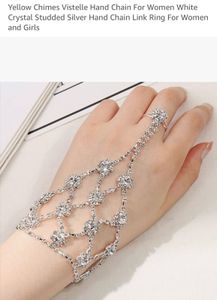 Sparkling Rhinestone Hand Chain Bracelet