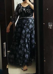 Ethnic Organza Gown - Fixed Price