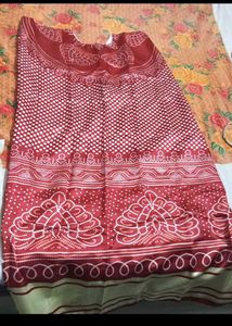 Red kaftani with White Polka Dots