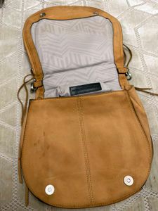 Tan Leather Crossbody Bag