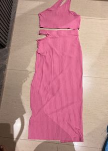 Pink Cut-Out Co-ord Set