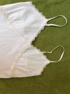 Y2K Lace Trim Camisole Fitted Top