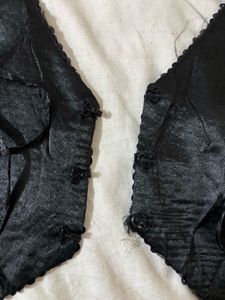 Sparkly Black Halter xs top