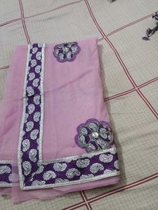 Beautiful Lavender Saree