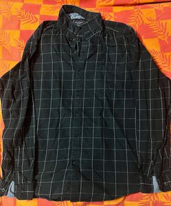 BYFORD Men's Black Checkered Shirt