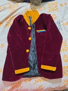 Maroon Velvet Jacket