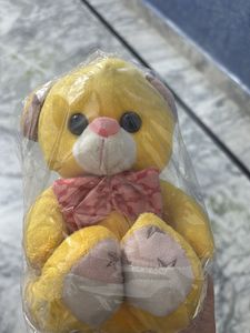 Cute Yellow Teddy Bear Plush Toy