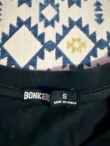 Black "Bonkers" Graphic T-Shirt