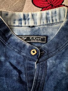 Men's Washed Denim Shirt