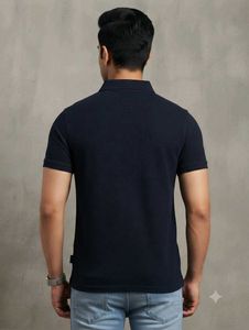 Classic Navy Blue Polo T-Shirt