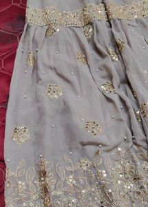 Maroon Kurta Set with Beige Palazzo