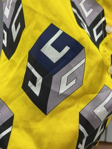 Yellow Geometric Top