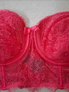36B Lace Strapless Bra